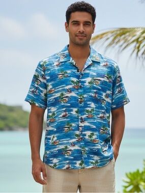 Jam session Hawaiian shirt- size Large